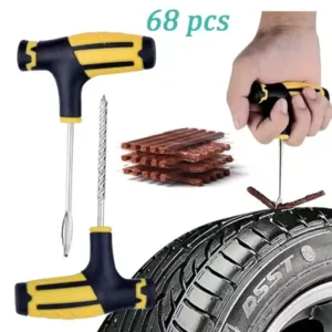 68pc Tire Repair Kit DIY Flat Tire Repair Car Truck Motorcycle Home Plug Patch