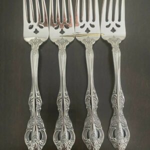 NEW 4 Michelangelo Salad Forks 18/10 STAINLESS