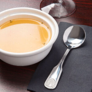 12 SHELLEY EXTRA HEAVY WEIGHT BOUILLON SPOONS 18/0 S/S