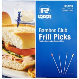 Royal Paper 4" Frill Picks 1000 / Box Free