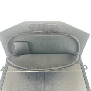 14W USB ETFE Solar Panel Folding Power Bank Outdoor Camping Hiking Phone Charger