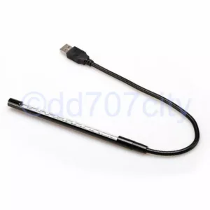 New Portable Black USB 10 LED Light for PC Notebook Laptop Keyboard Reading