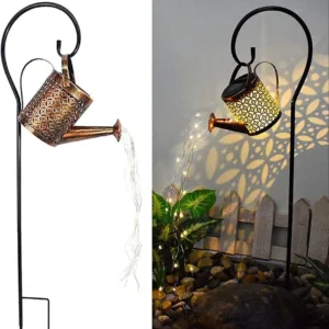 Solar Watering Can Light Garden Outdoor Waterproof Kettle Yard Art Lamp Decor US
