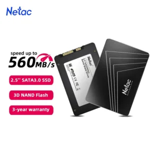 Netac 1TB 512GB 256GB Internal SSD 2.5'' SATA III 6Gb/s Solid State Drive lot