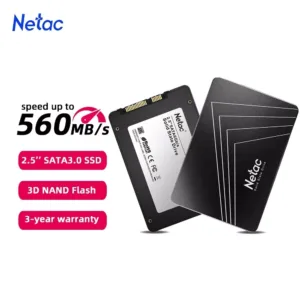 Netac 240GB SSD 2.5'' SATA III 6Gb/s Internal Solid State Drive 500MB/s PC Latop
