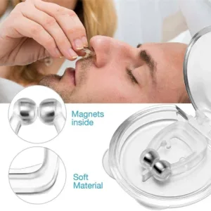 Anti Snore Magnetic Silicone Fit Nose Clip Stop Snoring Apnea Aid Device Stopper