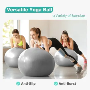 Yoga Ball Exercise Anti Burst Fitness Balance Workout Stability US 18''-34'' New
