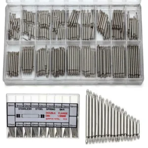 360pcs Watchmaker Watch Band Spring Bars Strap Link Pins Steel Repair Kit Tools
