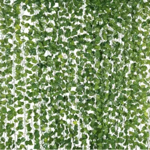 12 PCS Artificial Ivy Leaf Plants Fake Hanging Garland Plants Vine Home DecorOpe