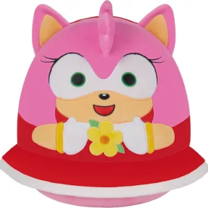 Squishmallows Sonic the Hedgehog 8" Amy the Hedgehog Holding Flower Plush Doll