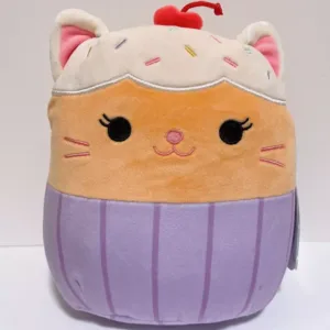 Squishmallows Hybrid Sweet Squad 8" Miriam the Cupcake Cat Plush Doll Toy