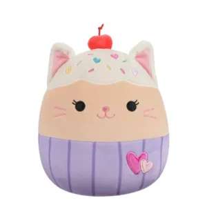 Squishmallows 2025 Valentine Squad B 8" Miriam the Cupcake Cat Plush Doll