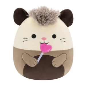 Squishmallows 2025 Valentine 5" Luanne the Opossum Mini Plush Doll Toy