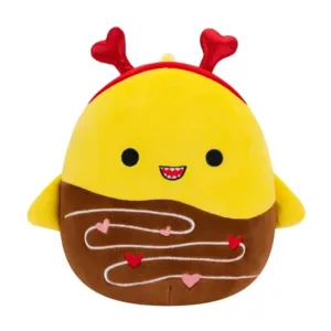 Squishmallows 2025 Valentine Squad B 8" Chandler Chocolate Dip Shark Plush Doll