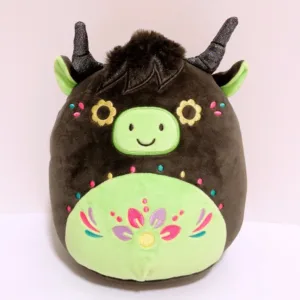 Squishmallows 2023 Day of the Dead Squad 8" Catrina the Highland Cow Plush Doll