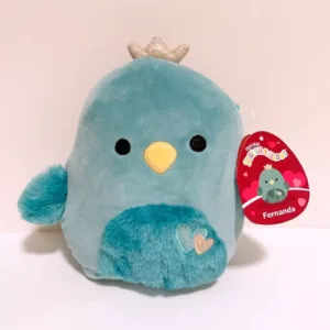 Squishmallows 2024 Valentine Squad 8" Fernanda the Blue Bird Animal Plush Doll