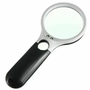 3 LED Light 45X Handheld Magnifier Reading Magnifying Glass Lens Jewelry Loupe