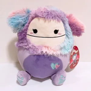 Squishmallows 2024 Valentine Squad 8" Eden the Purple Bigfoot Plush Doll