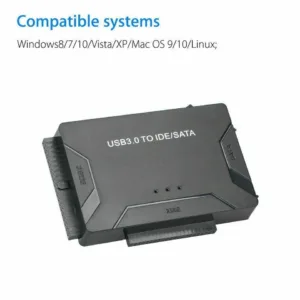 USB 3.0 to IDE & SATA Converter External Hard Drive Adapter Kit 2.5"/3.5" Cable