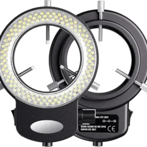 LED Ring Light Illuminator for Microscope 144 LED Bubbles Electronic Ring Lamp