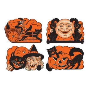 Beistle Halloween Cutouts - Party Supply Decoration for Halloween-Vintage