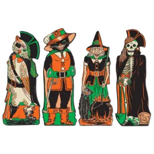 Beistle Fanci-Dress Cutouts - Party Supply Decoration for Halloween-Vintage