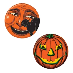 Beistle Vintage Halloween Buttons