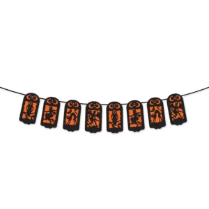 Beistle Halloween String Banner - Party Supply Decoration for Halloween-Vintage