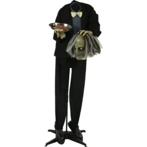 60 In. Touch Activated Animatronic Zombie