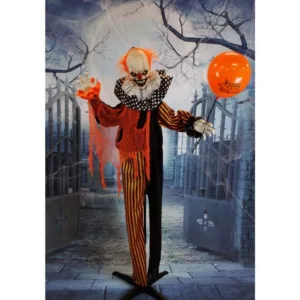 62 in. Touch Activated Animatronic Clown