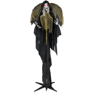 8.2 ft Halloween Standing Witch Voice Activated Animatronic Ghost w/Lighted Eyes