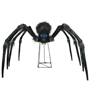 Halloween Spider 6ft Animatronic Eyes Glow