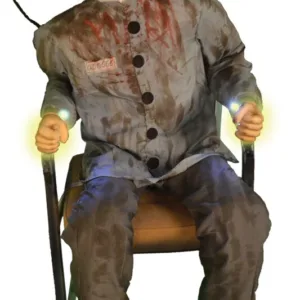 Animated Death Row Prop Halloween Animatronic Execution Haunted House Tekky Toys