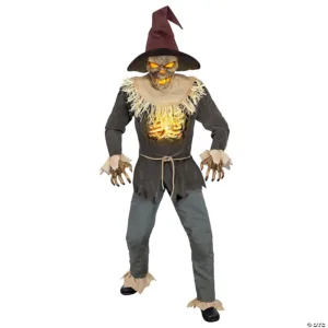 Animated Scarecrow Halloween Prop 8.5 Ft. Lifesize Decoration Tekky Toys