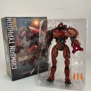 Crimson Typhoon Jaeger 7" Movable Action Figure Toy Statue Pacific Rim Gift Box