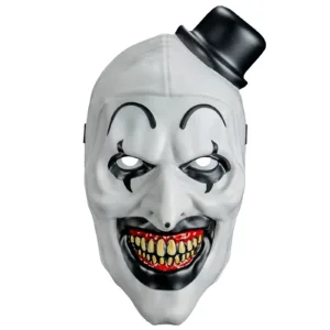 Trick or Treat Studios Terrifier 2 Art The Clown Retro Plastic Mask NEW