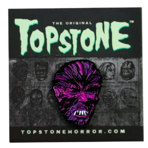 TOPSTONE HORROR Teen Werewolf Retro Horror Halloween Enamel Pin NEW