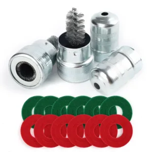 12pcs Battery Terminal Anti Corrosion Washers Fiber Protector 2x Cleaning Brush