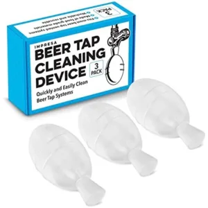 [3 Pack] Beer Tap Ball Cleaning Device - Beer Tap Plug Alternative