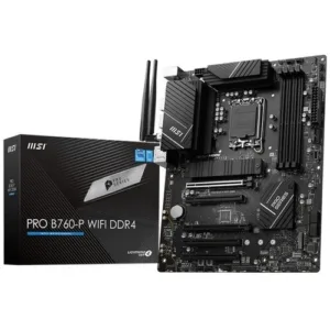 MSI Pro B760-P WIFI DDR4 Gaming Desktop Motherboard - Intel B760 Chipset - Socke