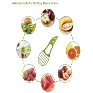 Vegetable Slicer Avocado Peeler Multi-Function Fruit Cutter 2 in 1 Kitchen Tools