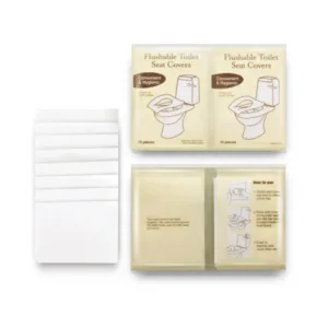 Toilet Seat Covers Paper Flushable Travel Accessories Public Restrooms 1 pk/10pc