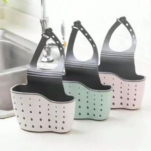 Kitchen Sink Sponge Holder Sink Caddy Basket Shower Caddy Soap & Brush Holder