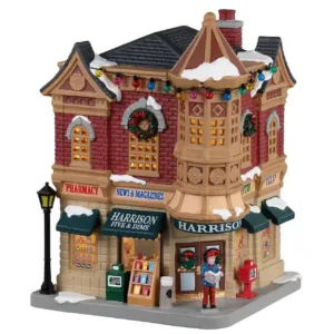 Lemax Caddington Village Harrison Five & Dime Brick Wall