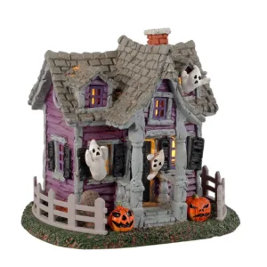 Lemax Spooky Town Halloween Village Ghost Cottage 34080