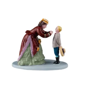 Lemax Caddington Village Accessory So Handsome Mother & Son Bonds