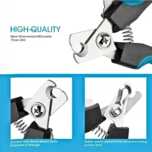Dog Nail Clippers & Trimmer with Safety Guard to Avoid Over-Cutting Toe Nails