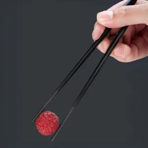 5 Pairs Chopsticks Reusable Fiberglass Alloy Chopstick Set Dishwasher Safe BLACK