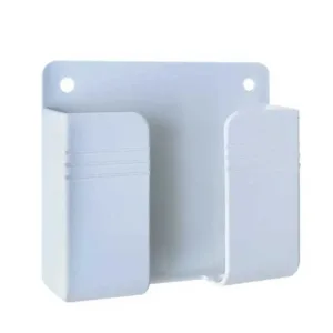 Mobile Phone Holder Wall Mount Punch-Free Standing Remote Storage Box Charging